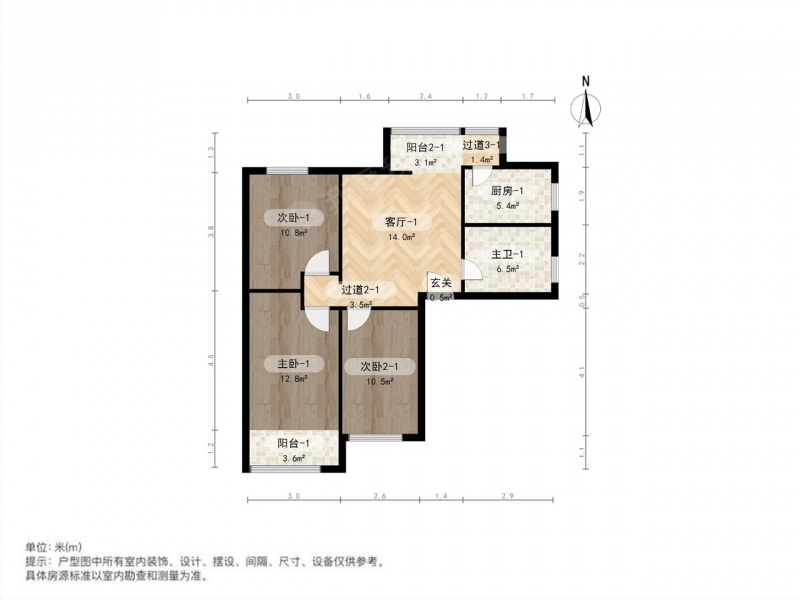 整租·曹路·民风小区·3室·1厅