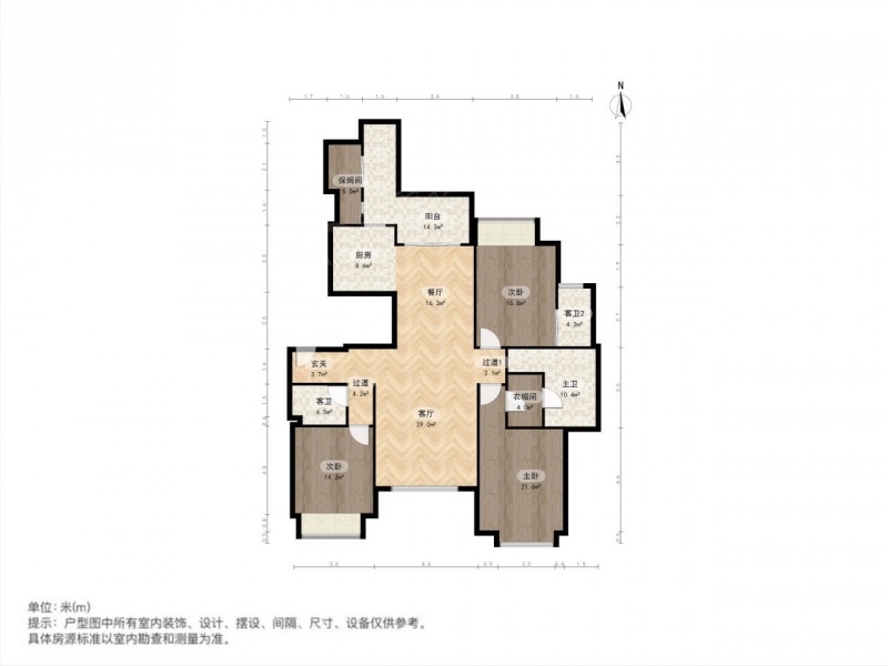 南京我爱我家雅居乐滨江国际2期新空毛坯可改4室江景楼层第15张图