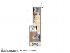 南京我爱我家苜蓿园 · 天地花园东区 · 2室 · 1厅