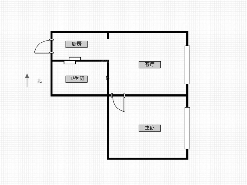 南京我爱我家长江路凯润金城1室1厅第7张图