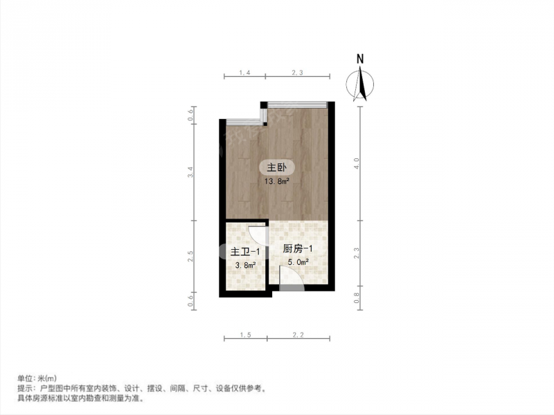 南京我爱我家珠江路DT口 君临国际 一室一厅 鼓楼一小不占 价格可议第7张图