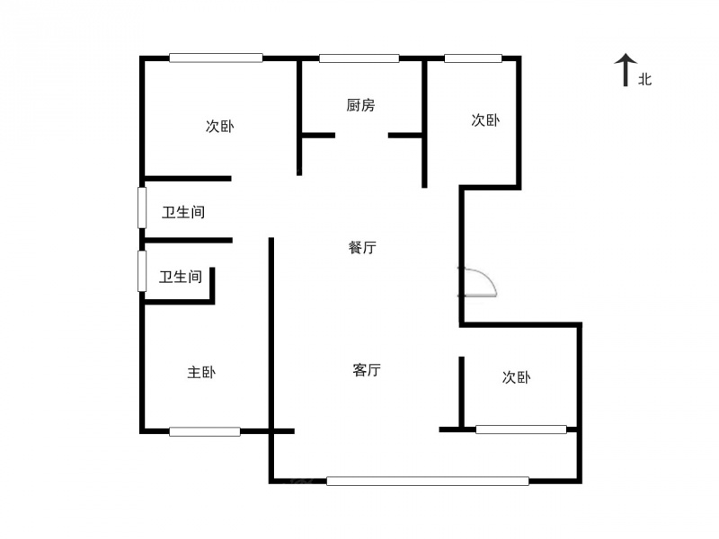 浦口区 江浦 江与城 4室2厅 小区中间位置 小高层诚心出售