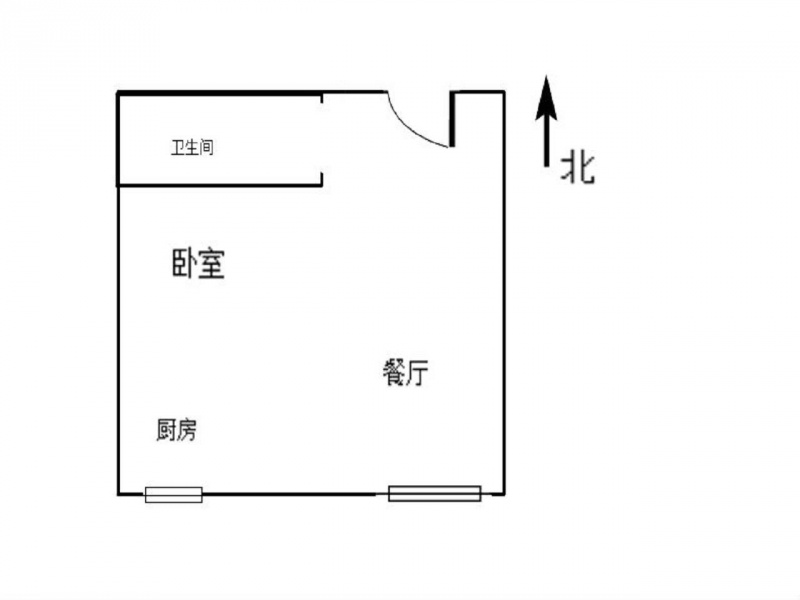 南京我爱我家东方万汇国际公寓一室一厅第1张图