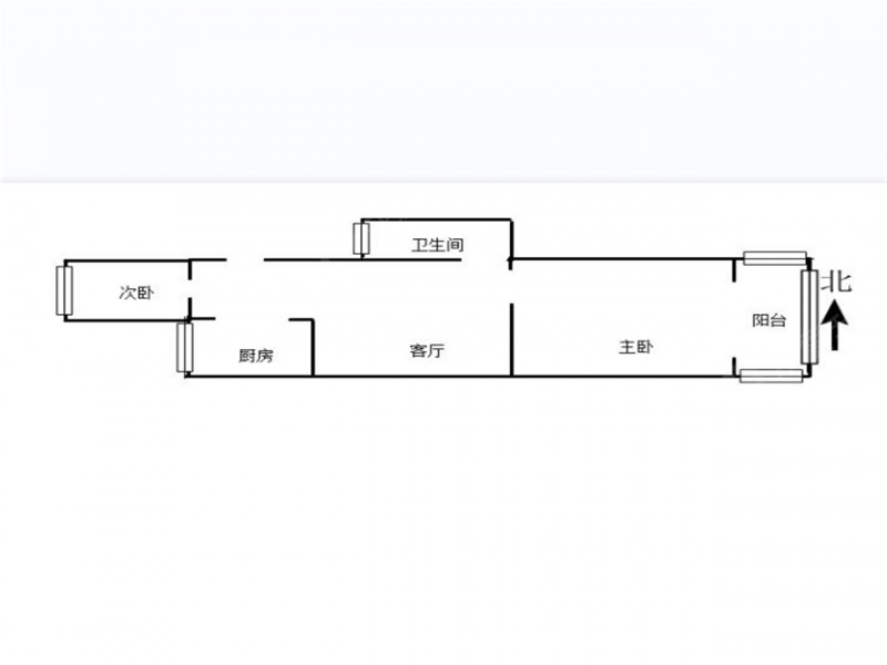 罗廊巷 汉中门 中楼层 二室一厅二手房