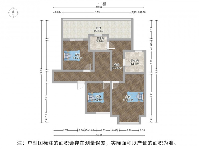 正荣幸福城邦 洋房顶复实用面积大 位置安静 看房方便诚心出售二手房