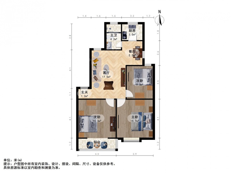 南京我爱我家江宁区九龙湖殷巷新寓124-187幢3室2厅第14张图