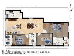 南京我爱我家建邺区奥体朗诗国际街区南园3室2厅