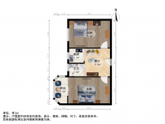 南京我爱我家东山镇 · 金箔家园 · 2室 · 1厅