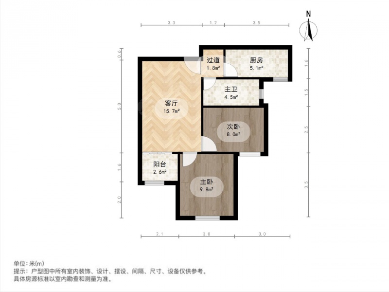整租 · 泗泾 · 新凯家园四期茉莉雅苑 · 2室1厅