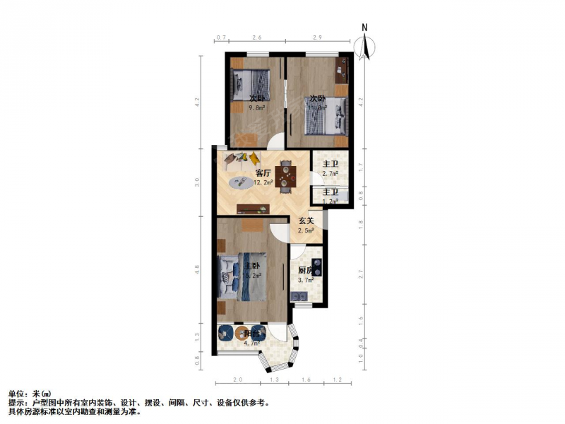 南京我爱我家苜蓿园大街 天地花园东区 全明三室 中间楼层 阳光好无个税第13张图