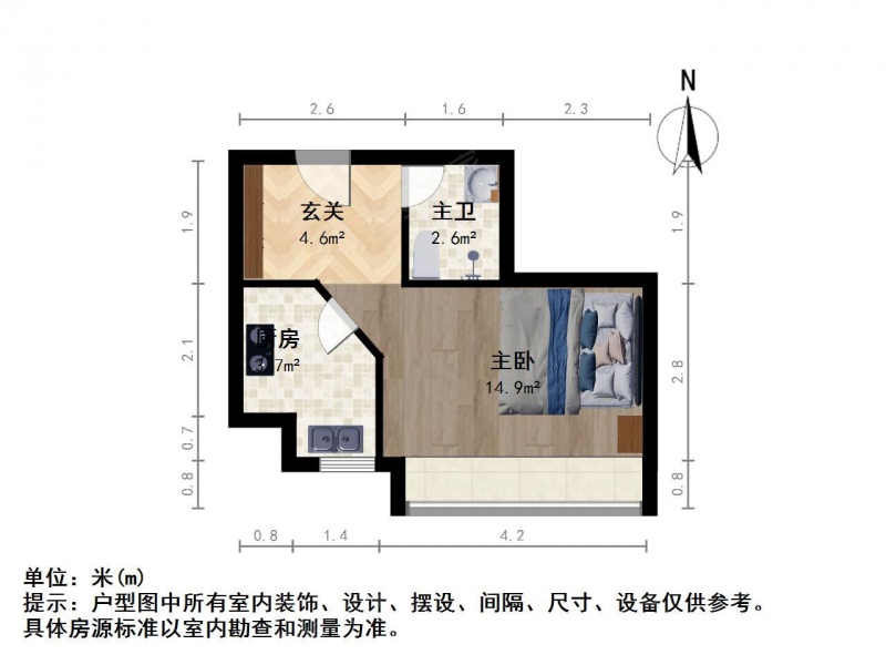 上海我爱我家商*住两用！有钱可买！户型方正！配套齐全！第6张图