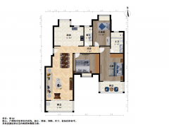 南京我爱我家奥体新城 · 奥体新城-翠杉园 · 3室 · 2厅