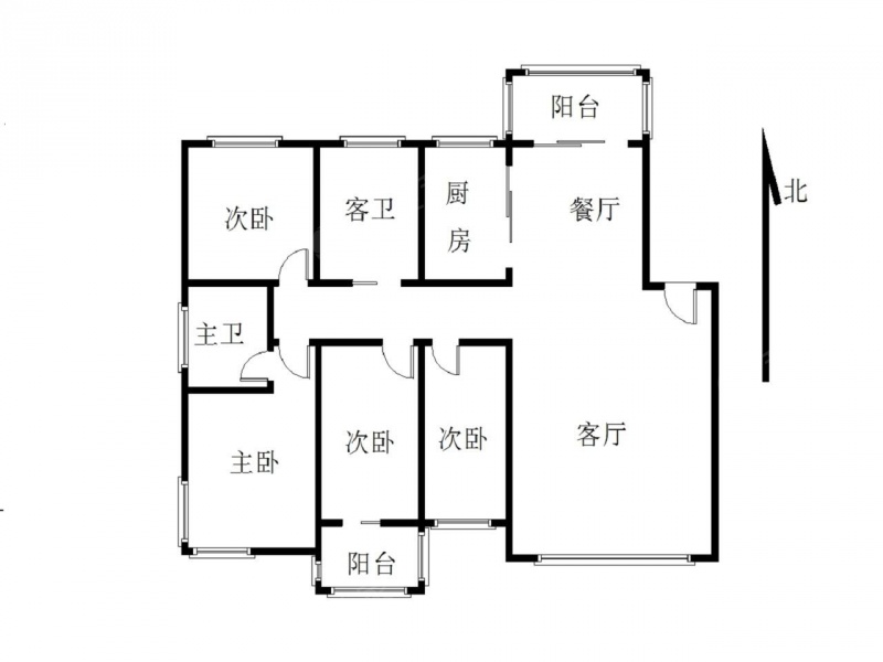 南京我爱我家汤水雅居西苑四室一厅第14张图