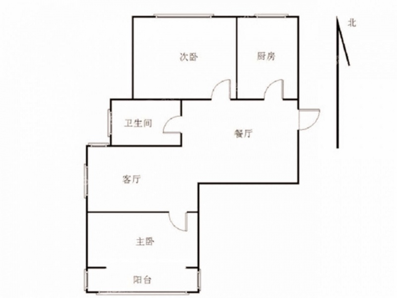 南京我爱我家尧化门 · 尧辰景园 · 2室 · 1厅第1张图