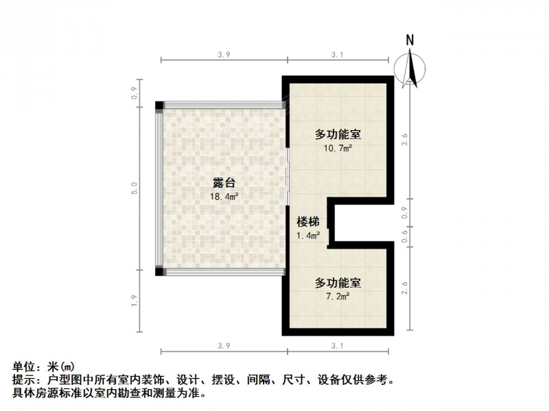 江宁大学城 五矿九玺台 上叠带大露台 使用面积大二手房
