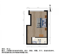 南京我爱我家江浦明发新城中心1室1厅