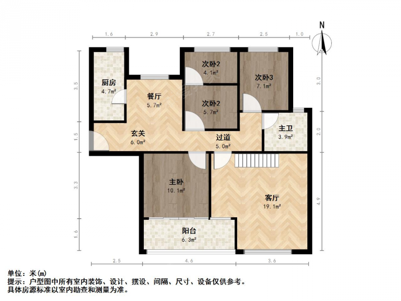 苏州我爱我家新希望锦麟九里 4室2厅2卫，方正户型，采光全天，看房随时第18张图