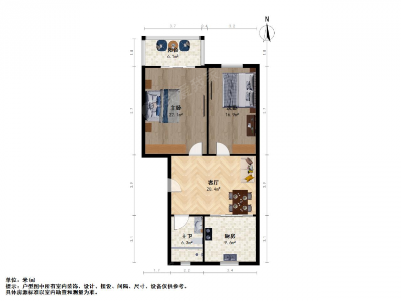 南京我爱我家浦东路二室一厅 精装拎包入住 楼层全天采光 配套成熟第10张图