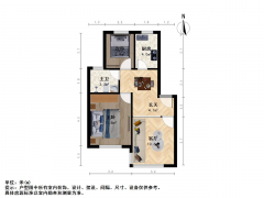 苏州我爱我家狮山板块新创竹园 2室 2厅户型正气周边生活配套成熟