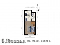 南京我爱我家岔路口 · 万科都荟天地 · 1室 · 0厅