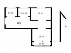 南京我爱我家月牙湖 · 石门坎 · 2室 · 1厅