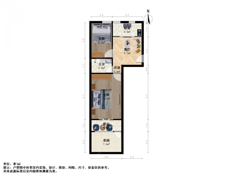 苏州我爱我家新上平江路临顿路旁花桥弄一楼送花园 新装修 平江实小本部未用第9张图