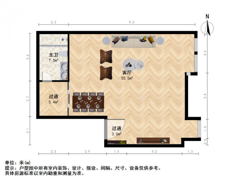 南京我爱我家万达广场万达西地-商住1室0厅第7张图