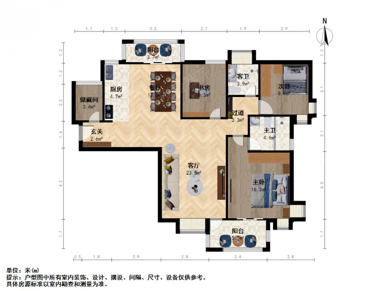 南京我爱我家河西奥体金鹰附近，金基汇锦国际精装三房,小区正中间，采光好。第16张图