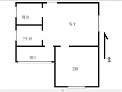 南京我爱我家银城东苑 · 康定里 · 1室 · 1厅