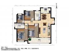 苏州我爱我家平江新城 · 万科金域平江 · 4室 · 2厅