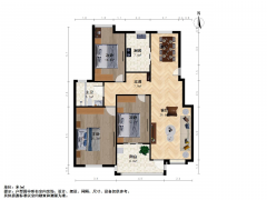 南京我爱我家奥体新城 · 奥体新城-青桐园 · 3室 · 2厅