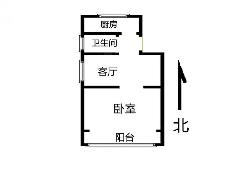 建邺区万达广场今日家园-丹桂居1室1厅