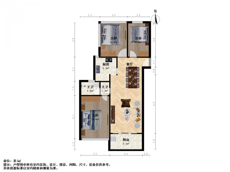 苏州我爱我家香樟园带装修，三居室，业主自住，诚意出售第13张图