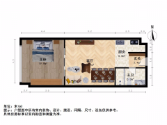 苏州我爱我家整租·湖西CBD·苏州凤凰文化广场·1室