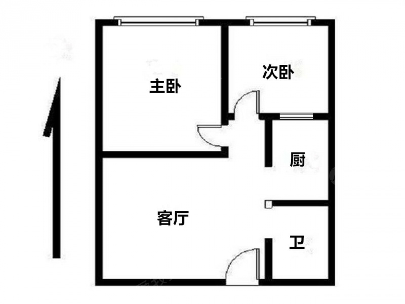 南京我爱我家金轮星光名座居家2房 有电梯有燃气 楼下就是商业街看房有钥匙第9张图