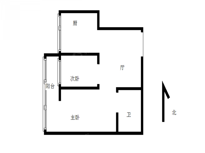 整租·新街口·八方公寓·2室租房