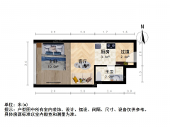 南京我爱我家大明路 · 万科都荟南苑 · 2室 · 1厅