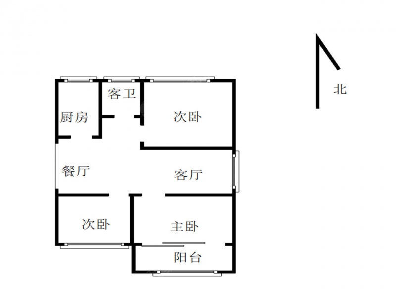 麒麟门 · 誉峰苑 · 3室 · 2厅