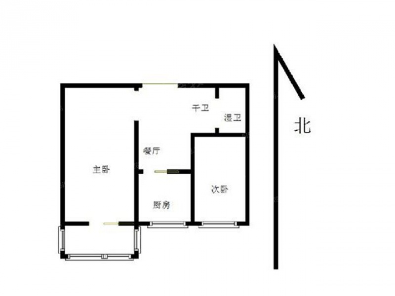 南京我爱我家鼓楼 汉中门 凤凰新村小区，房源采光好，南北通透，业主诚意出第9张图