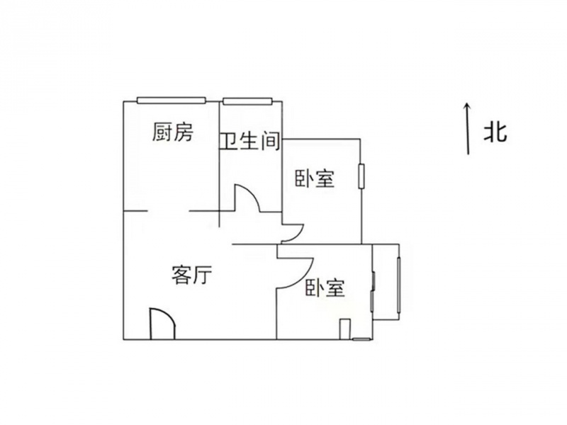 南京我爱我家大华锦绣华城 · 浦铁一村 · 2室 · 1厅第1张图