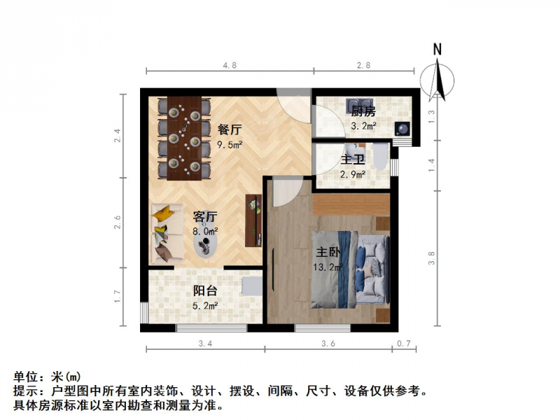 马群 · 花港幸福城芙蓉园 · 1室 · 2厅二手房