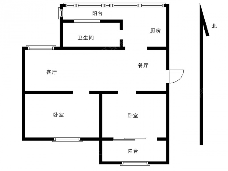 南京我爱我家东山万达旁 江宁中医院 东城家园二室二厅 业主诚售第10张图