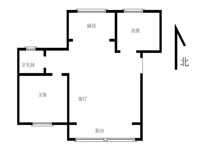 栖霞区仙林湖彩虹城2室1厅