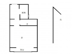 南京我爱我家江宁区上坊大里聚福城1室1厅