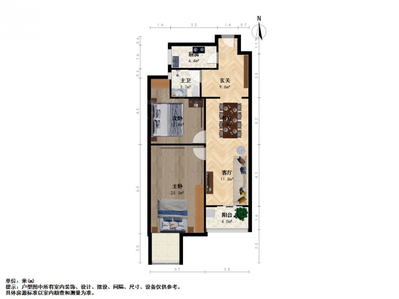 南京我爱我家紫杨佳园二室二厅，精装修，楼层好，拎包入住第11张图