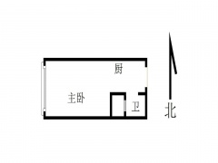 南京我爱我家岔路口 · 万科都荟天地 · 1室 · 1厅