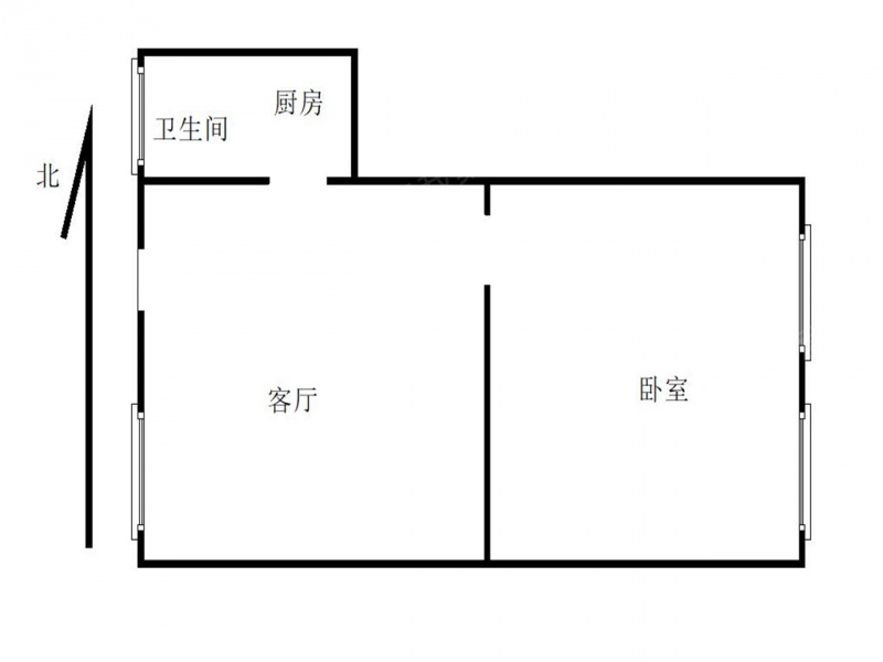 整租·新模范马路·中央路341-367（单）·1室租房