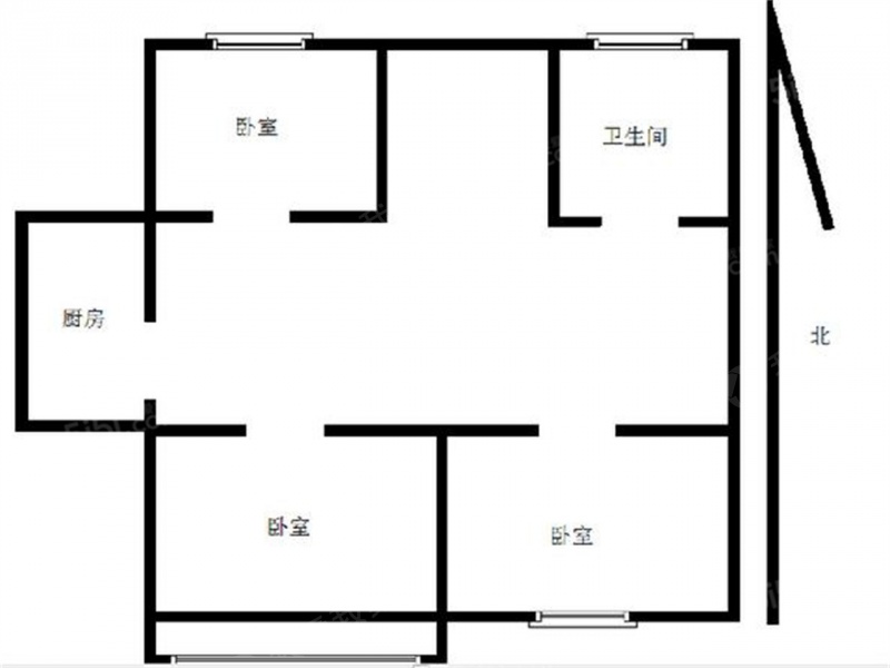 合租·宁海路·西康路3号·1室租房
