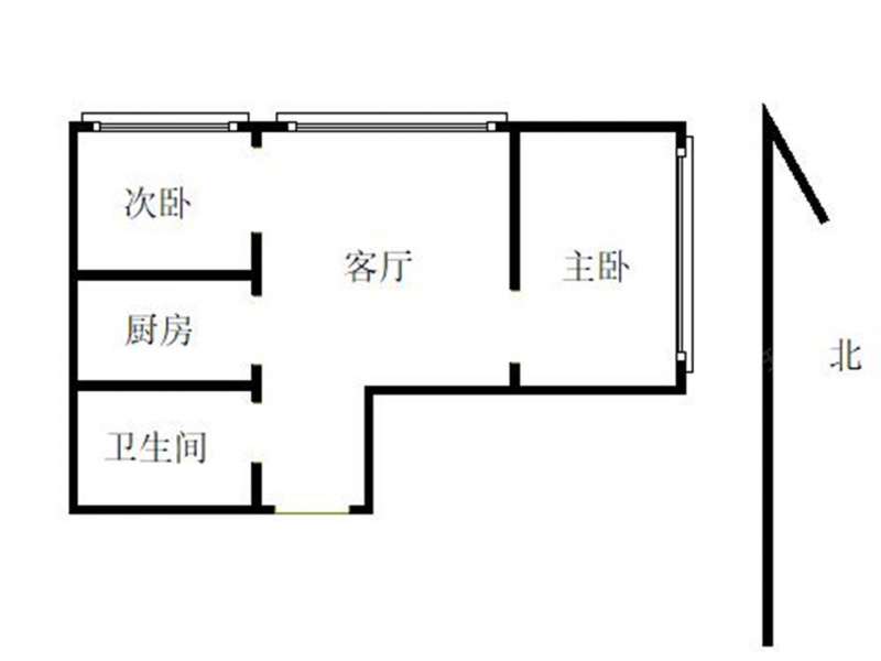 玄武区玄武门锦盈大厦2室1厅