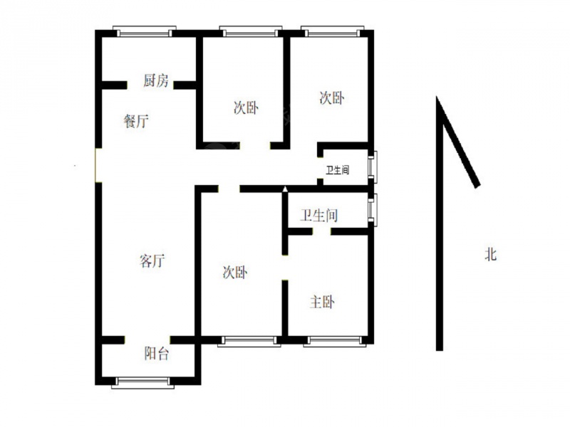 南京我爱我家整租·瑞金路·御道家园·4室第16张图